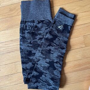 Gymshark Camo Leggings - Gray